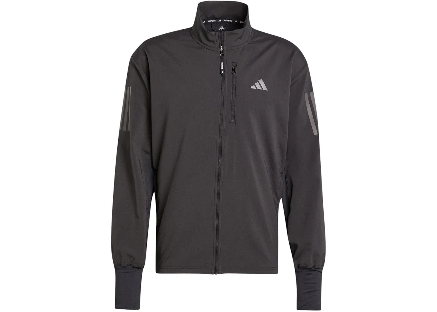 Мужская зимняя куртка беговая с принтом Adidas, Black