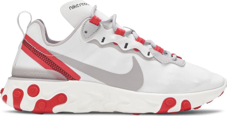 

Кроссовки Nike Wmns React Element 55 'Sail Phantom Red', белый