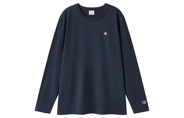 Детская футболка с круглым вырезом Unisex Crew Neck Moderate Champion, Navy Blue