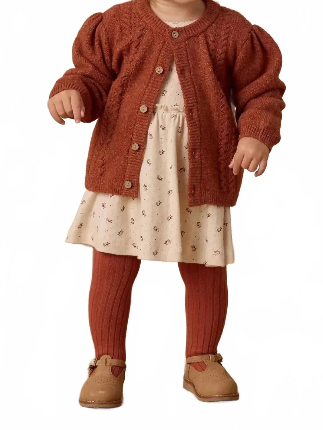 Детский кардиган для девочек с коротким рукавом Holly Quincy Mae Rylee + Cru, Cranberry
