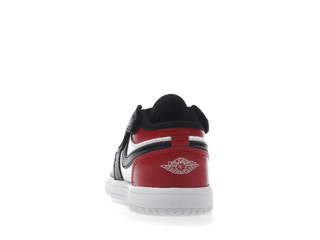 Детские кроссовки Lifestyle с принтом Jordan 1 Low Alt Bred Toe Jordan, Gym Red/White/Black — фото 4