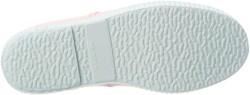 Детские кеды на шнуровке Cienta Kids Canvas Slip On Sneakers, Light Pink — фото 4