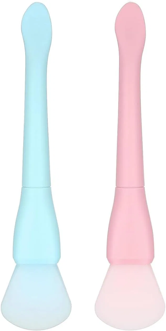 Силиконовая кисть для лица, 2 шт, Wxinsheng, набор, Blue, Pink