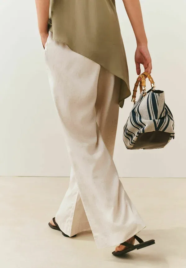 Комплект из 3 брюк, свободная посадка, 3 pack - trousers, Next, Chocolate, Neutral, Navy, темно-синий/шоколадный — фото 3
