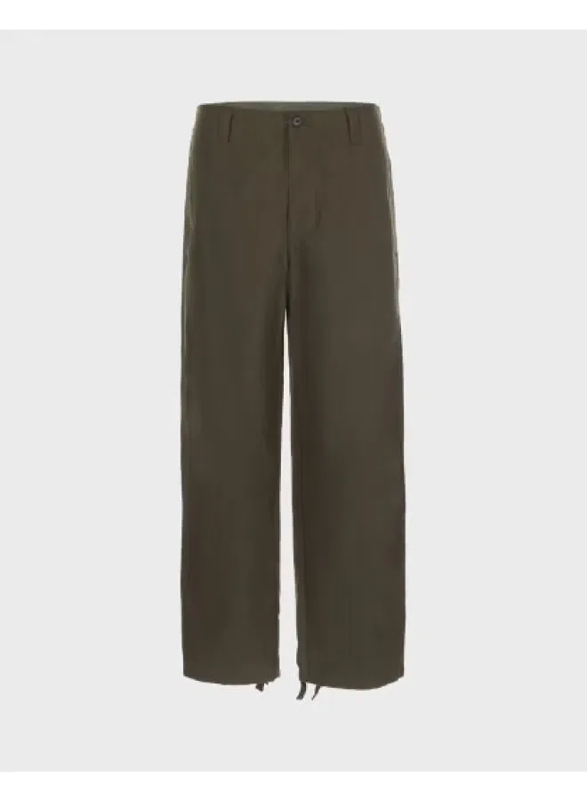 Брюки карго с принтом Zara, оливковый