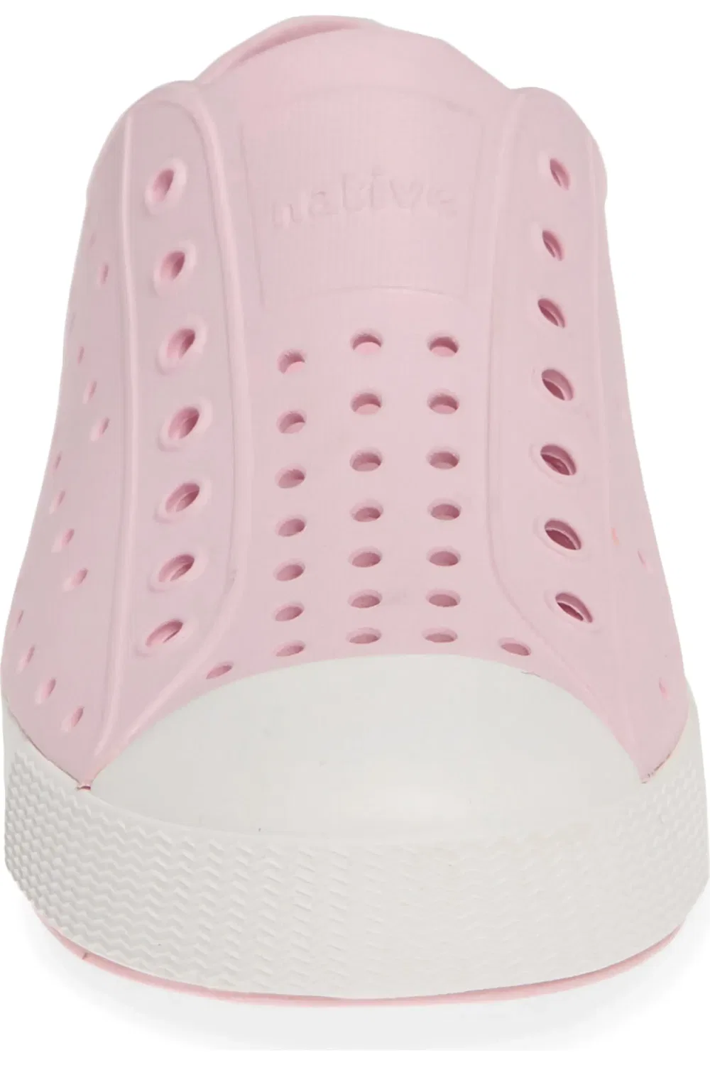 Кеды детские водонепроницаемые Jefferson Slip-On Native Shoes, Milk Pink/Shell White — фото 4