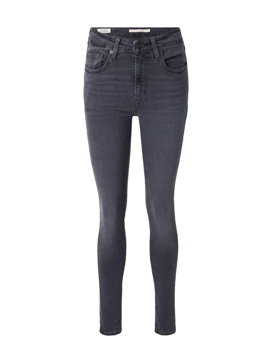 Джинсы LEVI'S Slim fit '721 High Rise Skinny' из черного денима