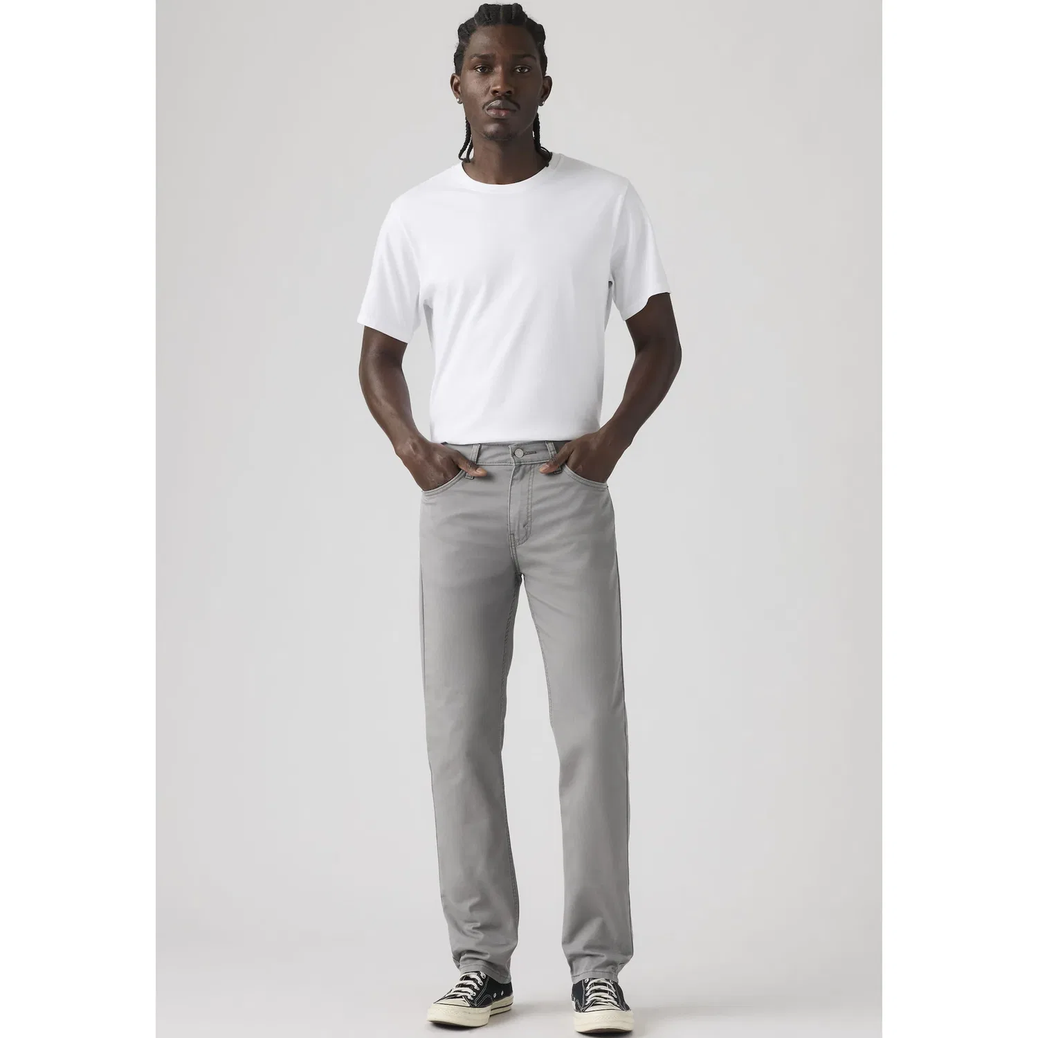 Мужские джинсы с зауженным кроем Levi's, Steel Gray — фото 2