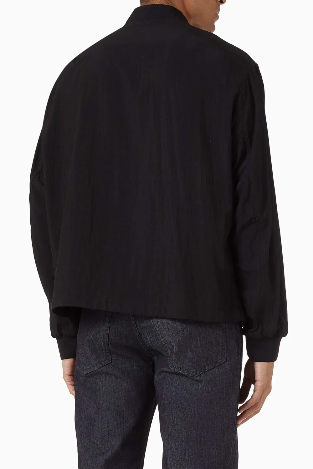 Куртка с принтом Text Logo-print Zip Jacket Emporio Armani — фото 3
