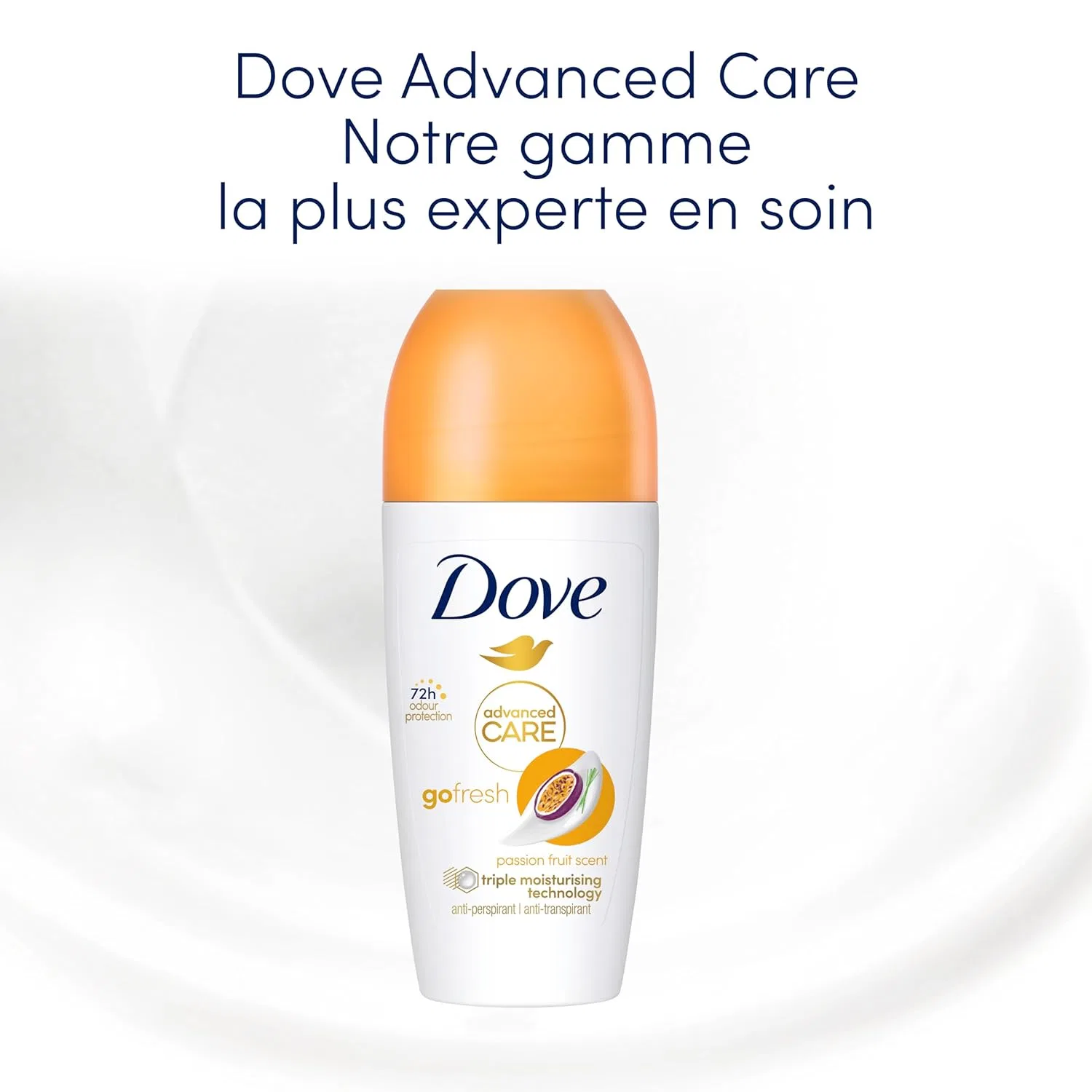 Дезодорант-антиперспирант Dove Advanced Care Passion Fruit, 5x50 мл — фото 4