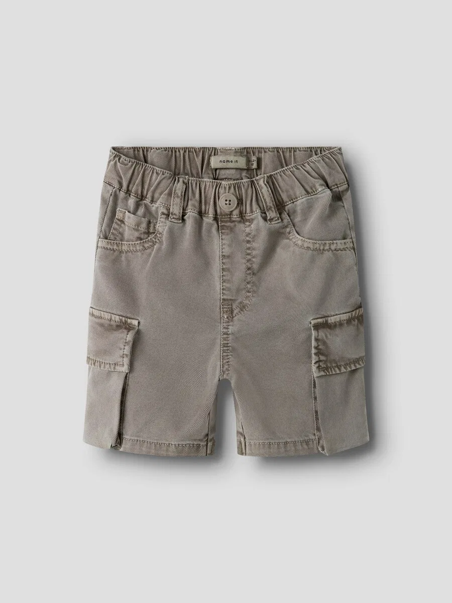 Джинсовые шорты NAME IT Regular Jeans 'NMMBEN B CARGO MK SHORTS 7805-PO NO' в серо-пятнистом цвете — фото 4