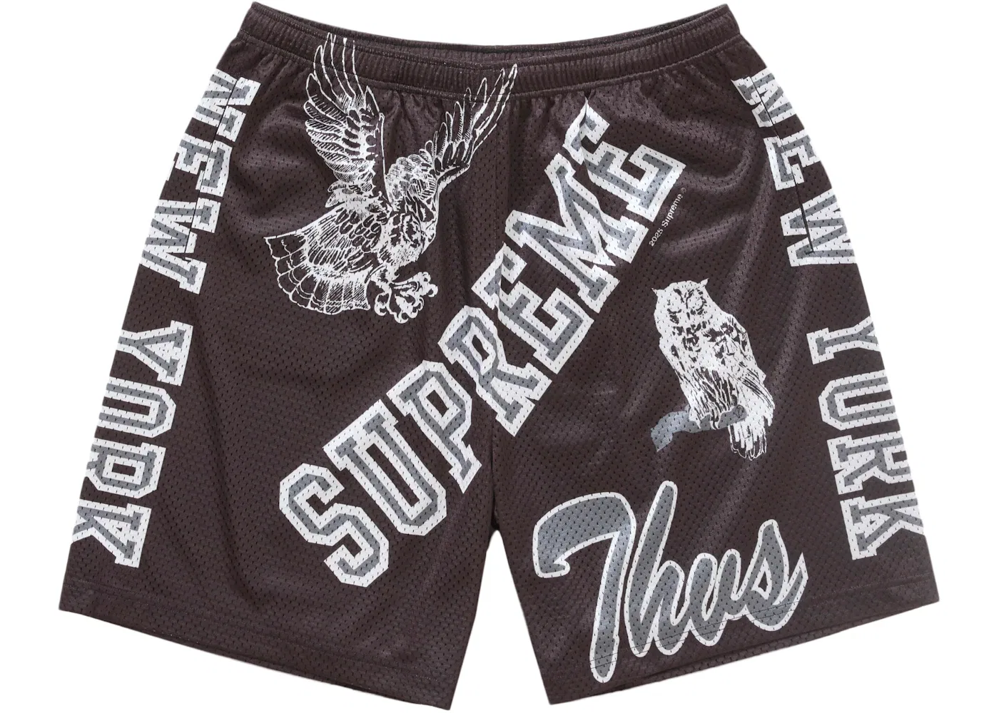 Мужские шорты с сетчатым материалом Varsity Mesh Short Supreme, Black