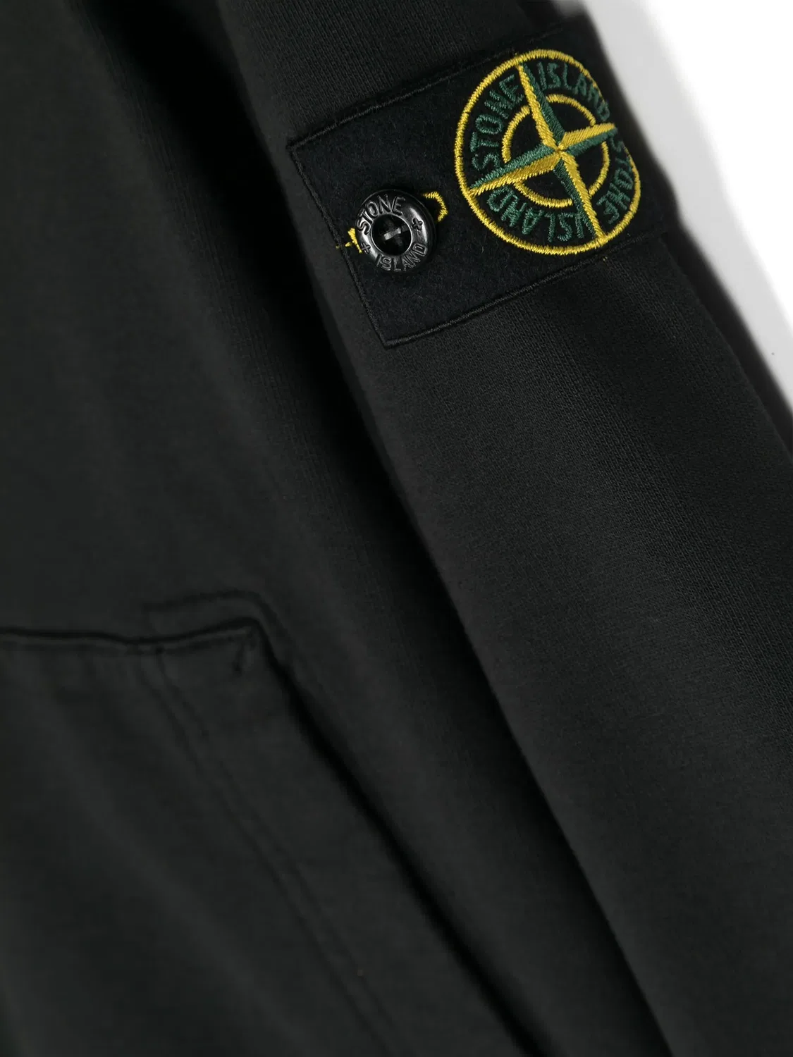 Худи с эмблемой Compass от Stone Island, черный — фото 2