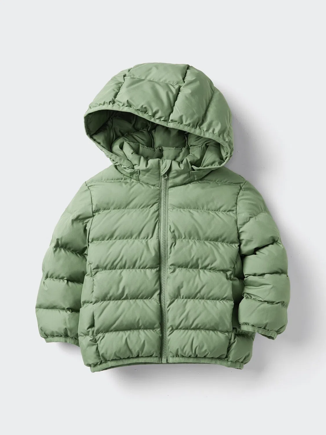 Парка Uniqlo Pufftech, моющаяся, оливковый