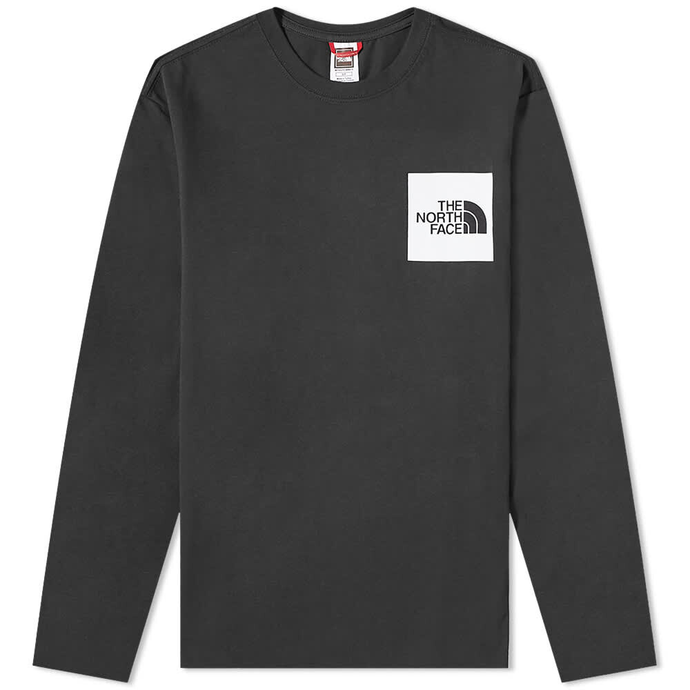 

Утонченная футболка The North Face с длинными рукавами, черный