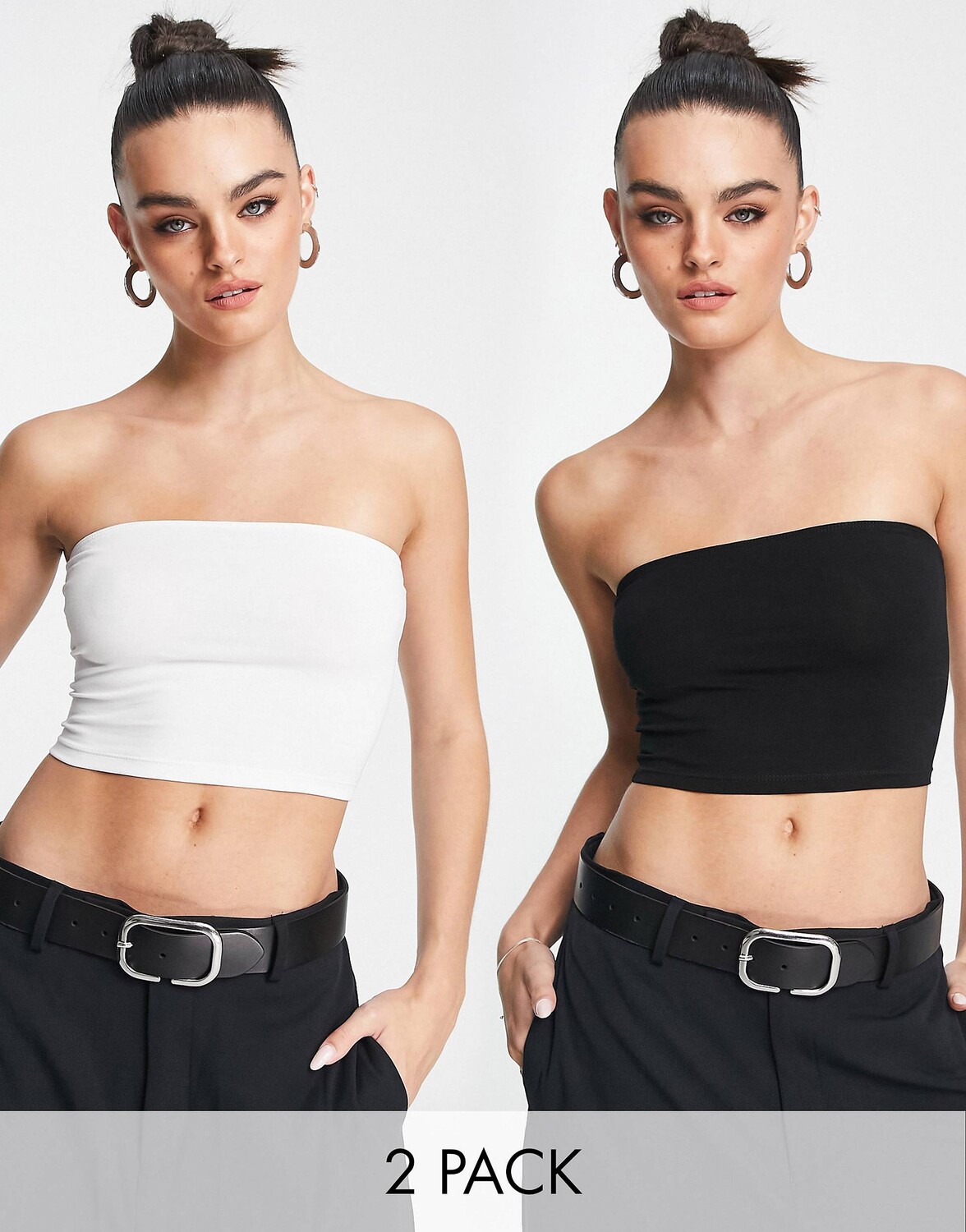 

Набор из двух укороченных топов-бандо ASOS DESIGN Ultimate Ultimate, Коричневый, Набор из двух укороченных топов-бандо ASOS DESIGN Ultimate Ultimate