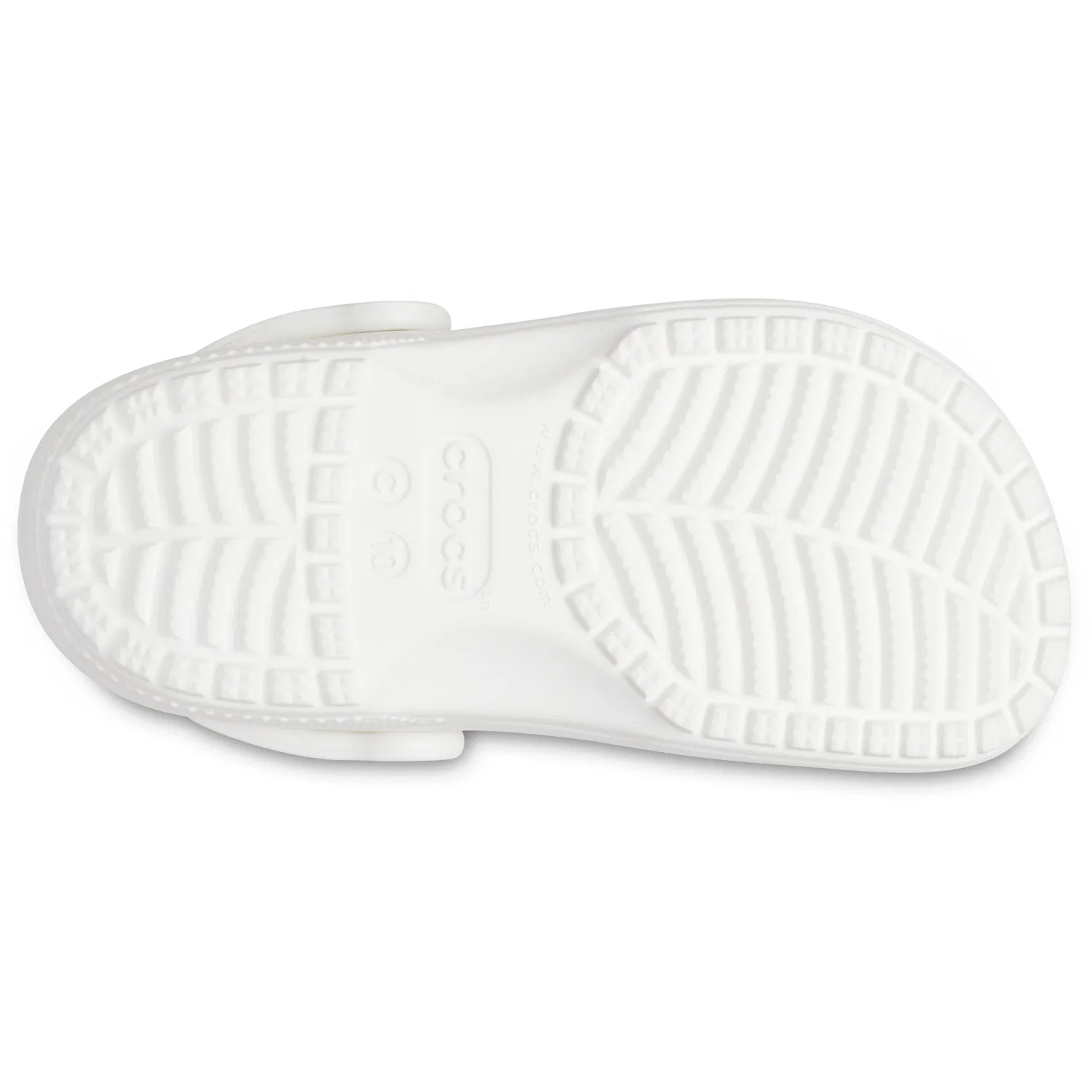 Детские классические клоги с регулируемым ремешком Crocs, Weiss — фото 4