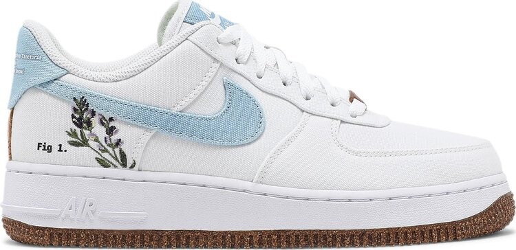 

Кроссовки Nike Wmns Air Force 1 '07 SE 'Indigo', белый
