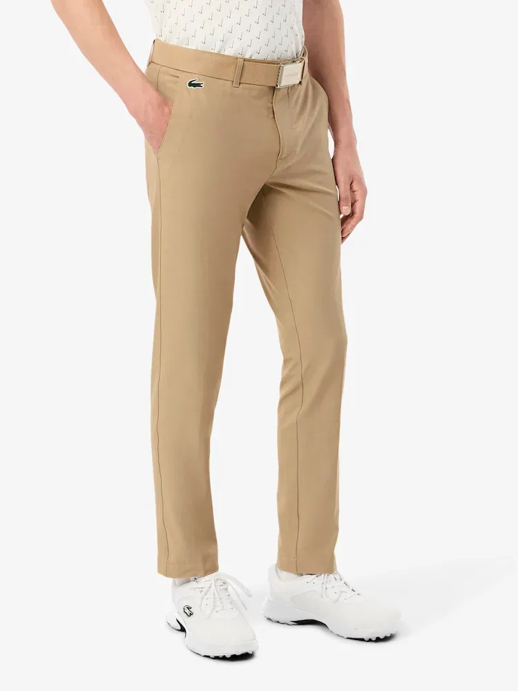 Чиносы мужские, модель Tapered Golf Chino LACOSTE, Black — фото 2