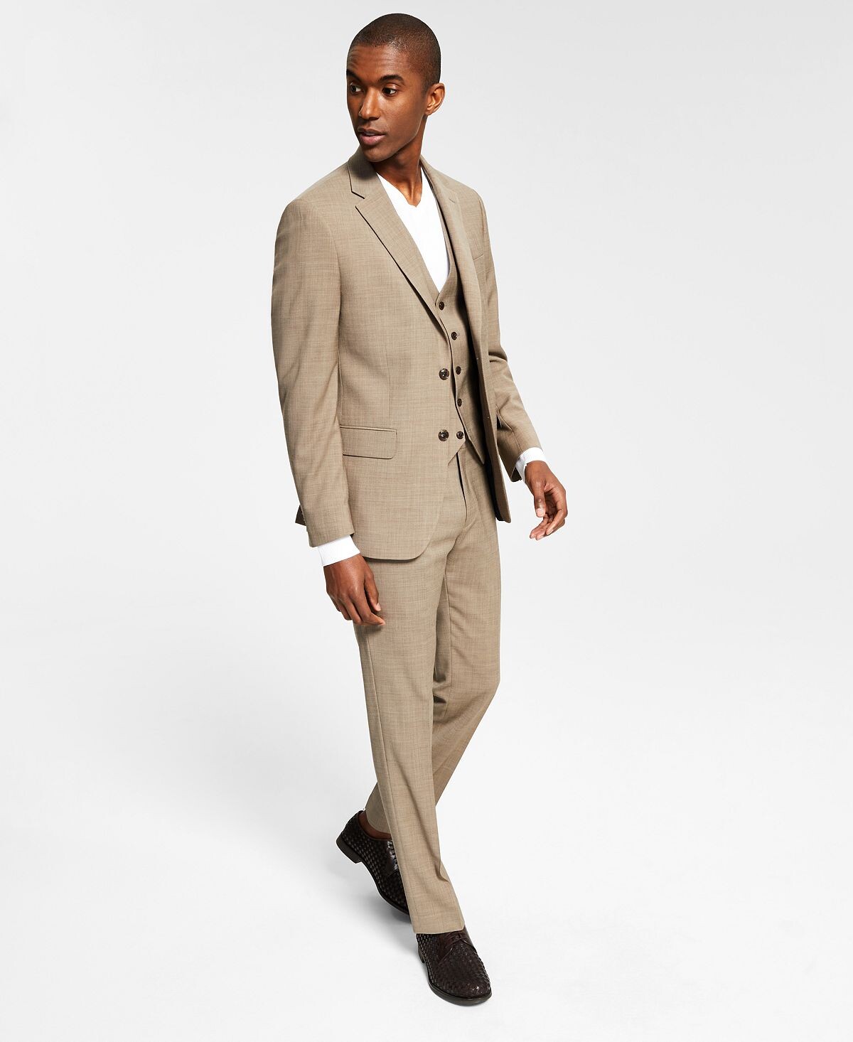 Мужской костюм modern-fit th flex stretch solid, разделяет Tommy Hilfiger — фото 2
