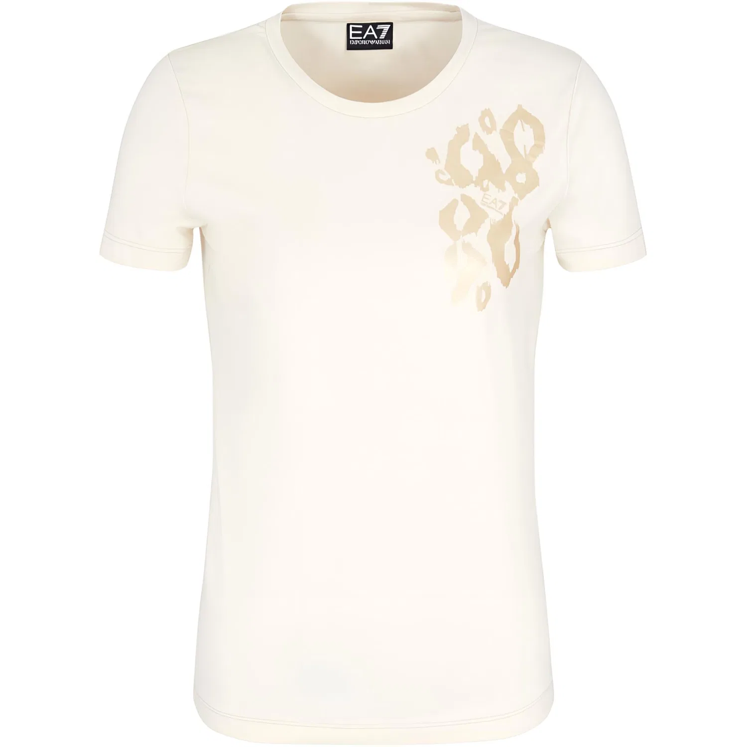Футболка женская Regular, EA7, Emporio Armani, Beige