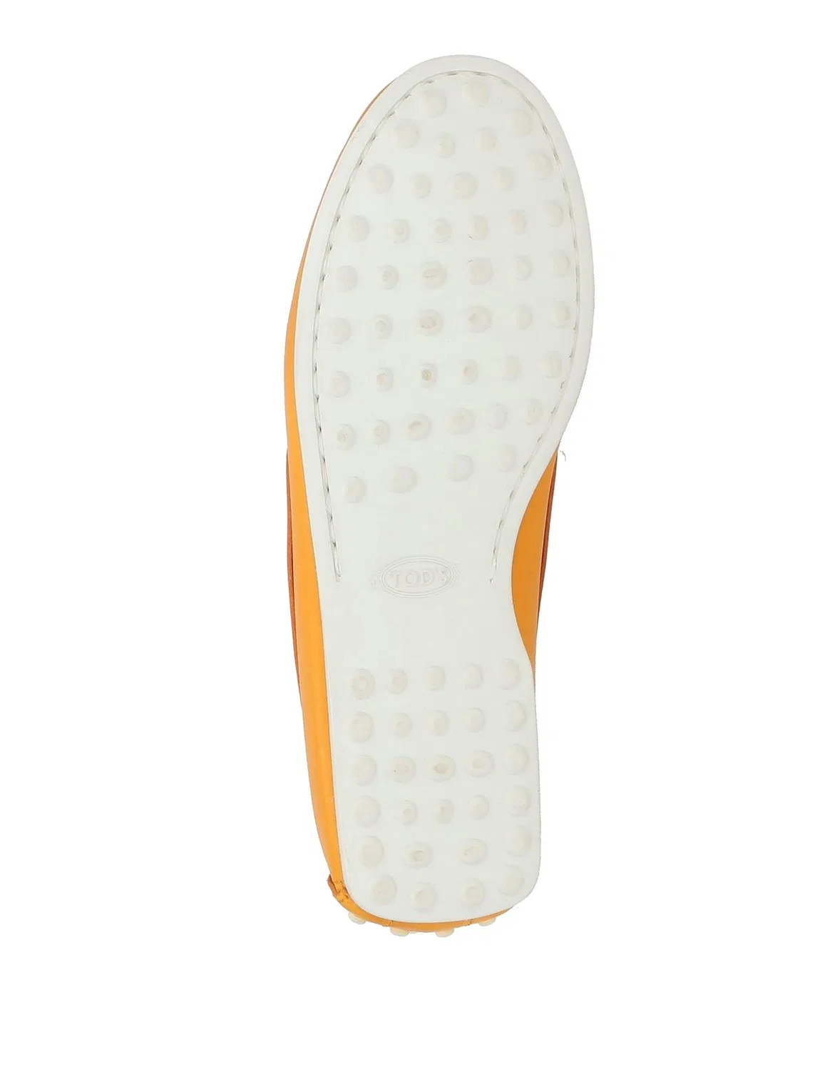 Детские лоферы из мягкой кожи Driving Shoes Tod'S, оранжевый — фото 4