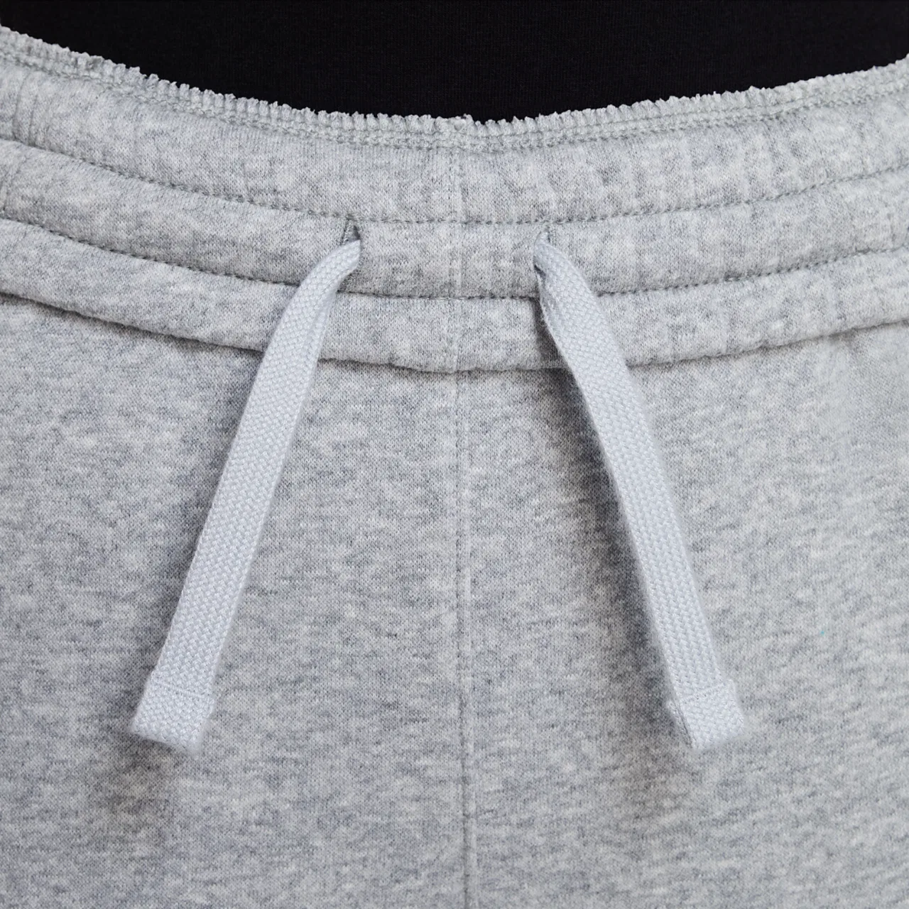 Джоггеры для девочек Club Fleece High Rise Nike, цвет Dk Grey Heather/Base Grey/White — фото 3