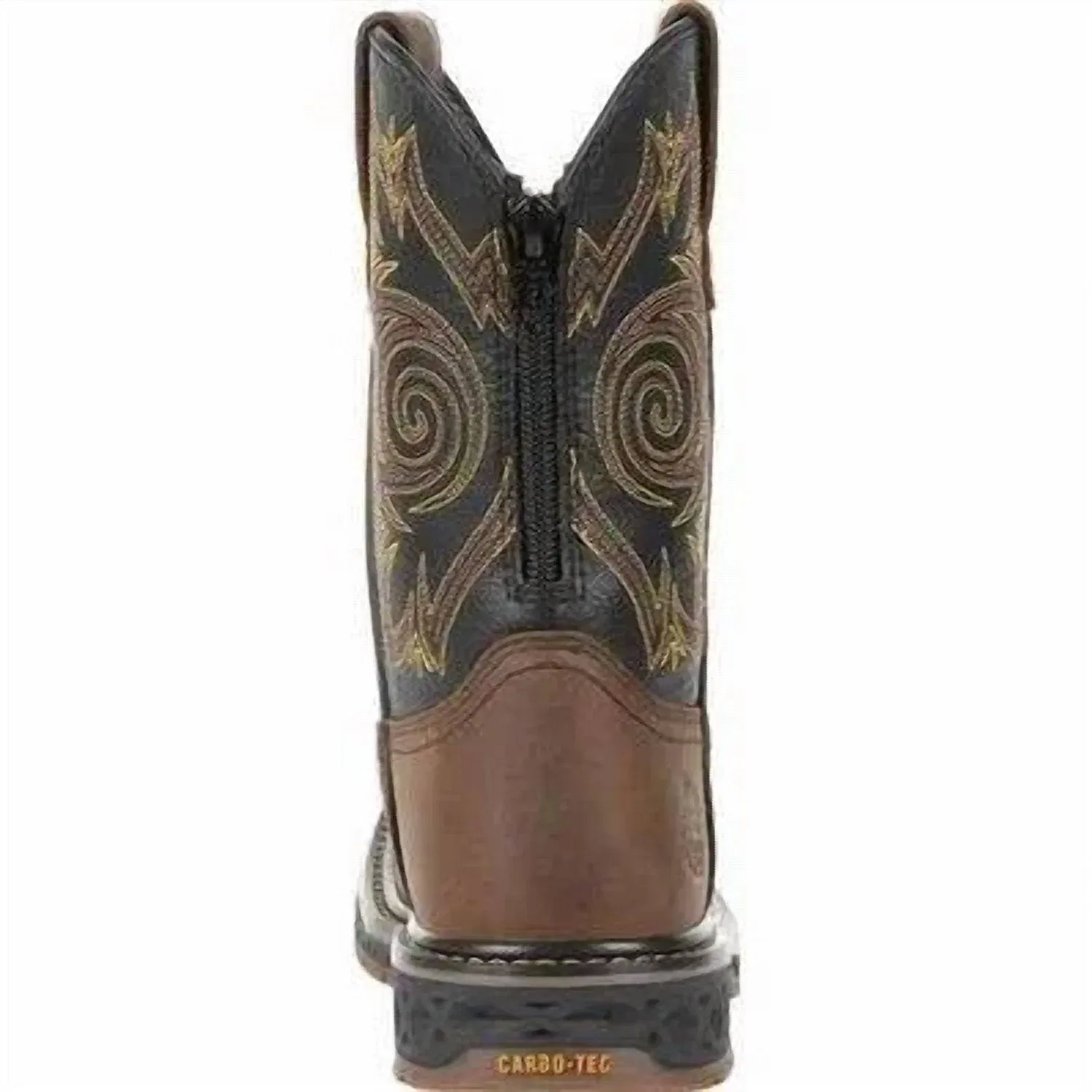 Детские ковбойские сапоги на молнии модель Carbo-Tec Lt Pull-On Saddle Boot Georgia Boot, черный — фото 4