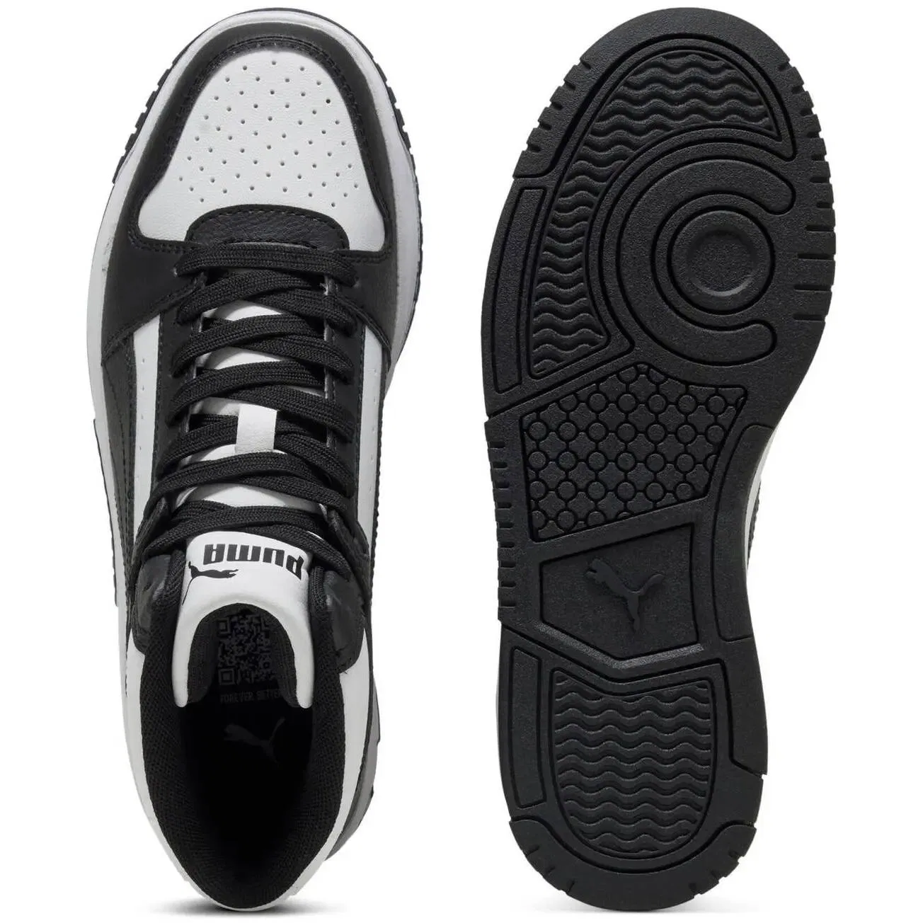 Детские кроссовки Puma Rebound Slam Mid Jr, Schwarz — фото 2