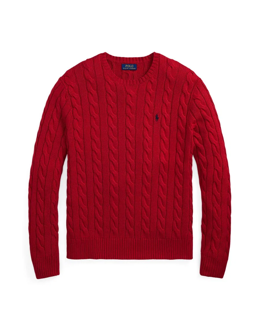 Свитер Polo Ralph Lauren Regular fit 'DRIVER' вишнево-красного цвета