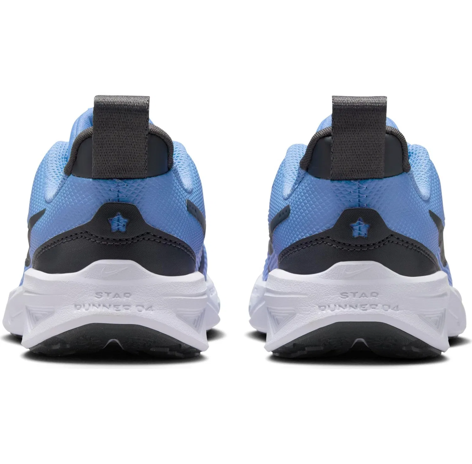 Детские кроссовки для мальчиков с длинным шнурком NIKE Star Runner 4 NIKE, Blue Beyond Anthracite Blue Tint White — фото 3
