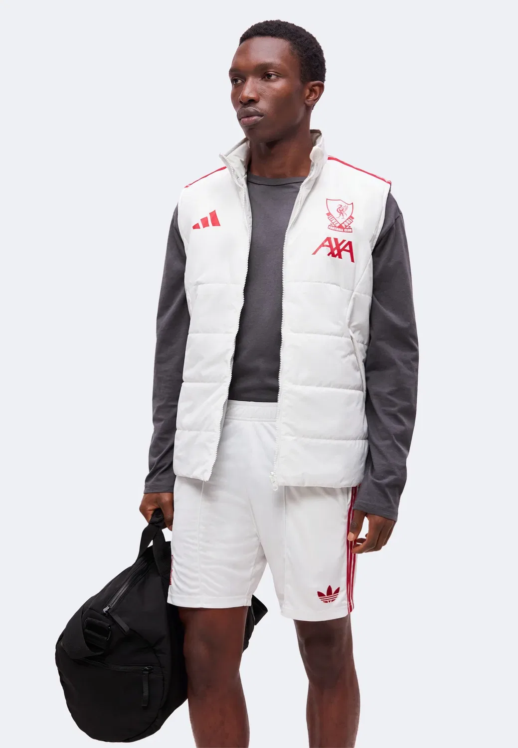 Шорты для выездной игры "Ливерпуля" в сезоне 26/27 - клубная форма Adidas Originals, White — фото 4