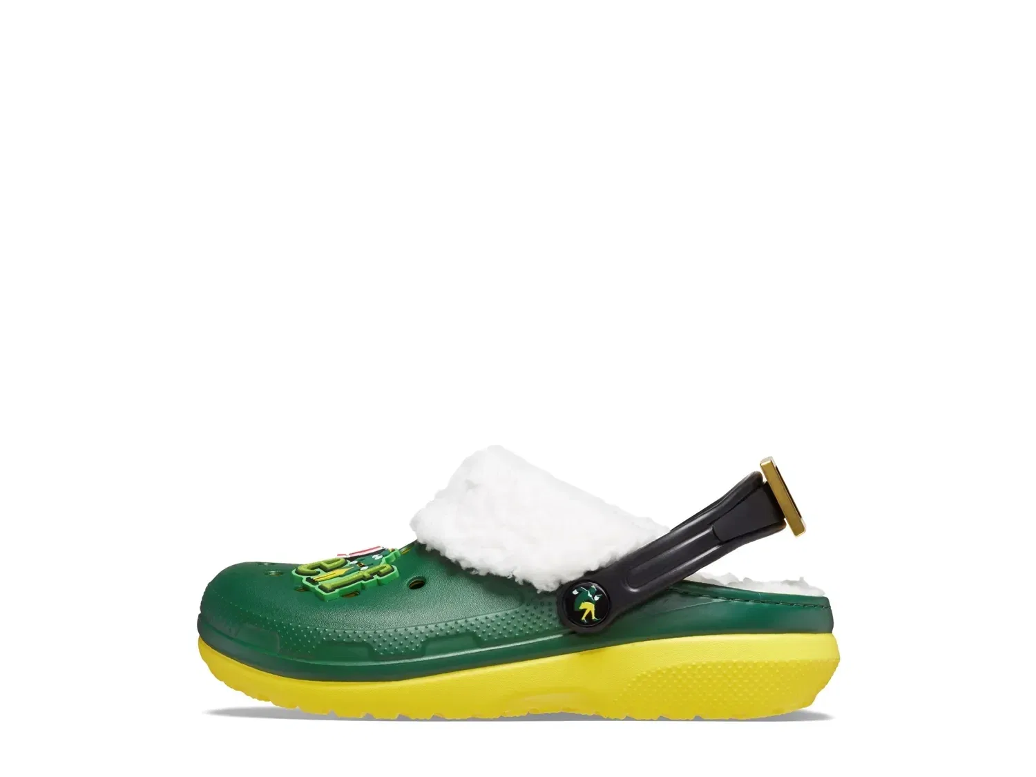 Клоги Elf Classic Lined Clog, Crocs, зеленый — фото 3