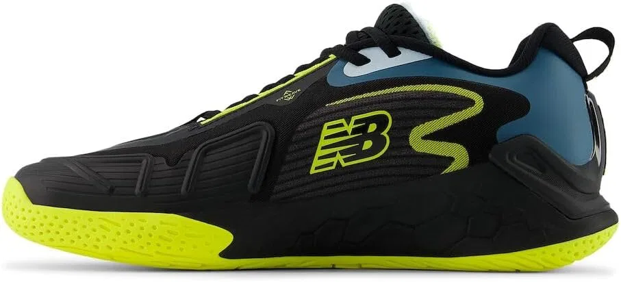 Кроссовки для тенниса New Balance Fresh Foam X Ct-Rally, Black/Firefly — фото 2