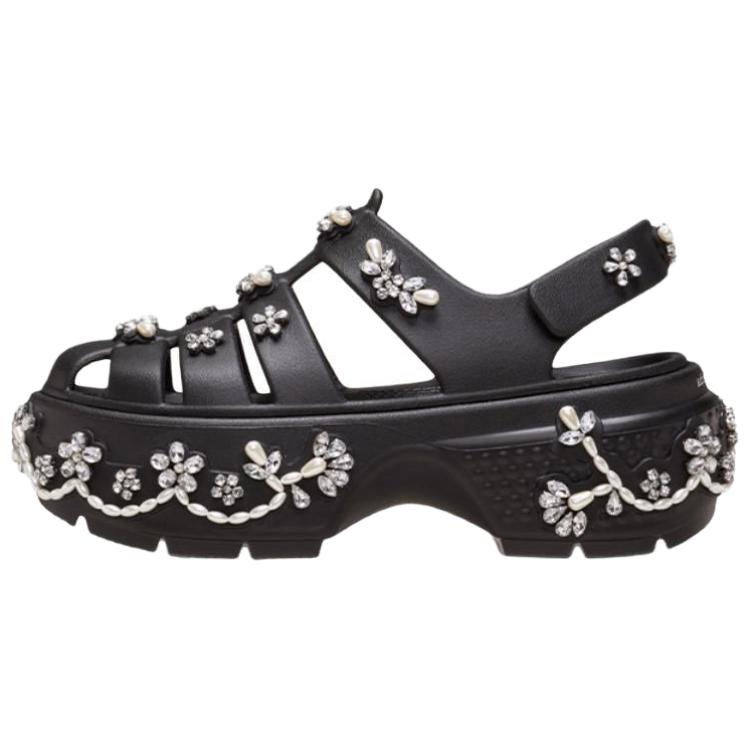 Crocs Сандалии Stomp Fisherman Clog Simone Rocha Black