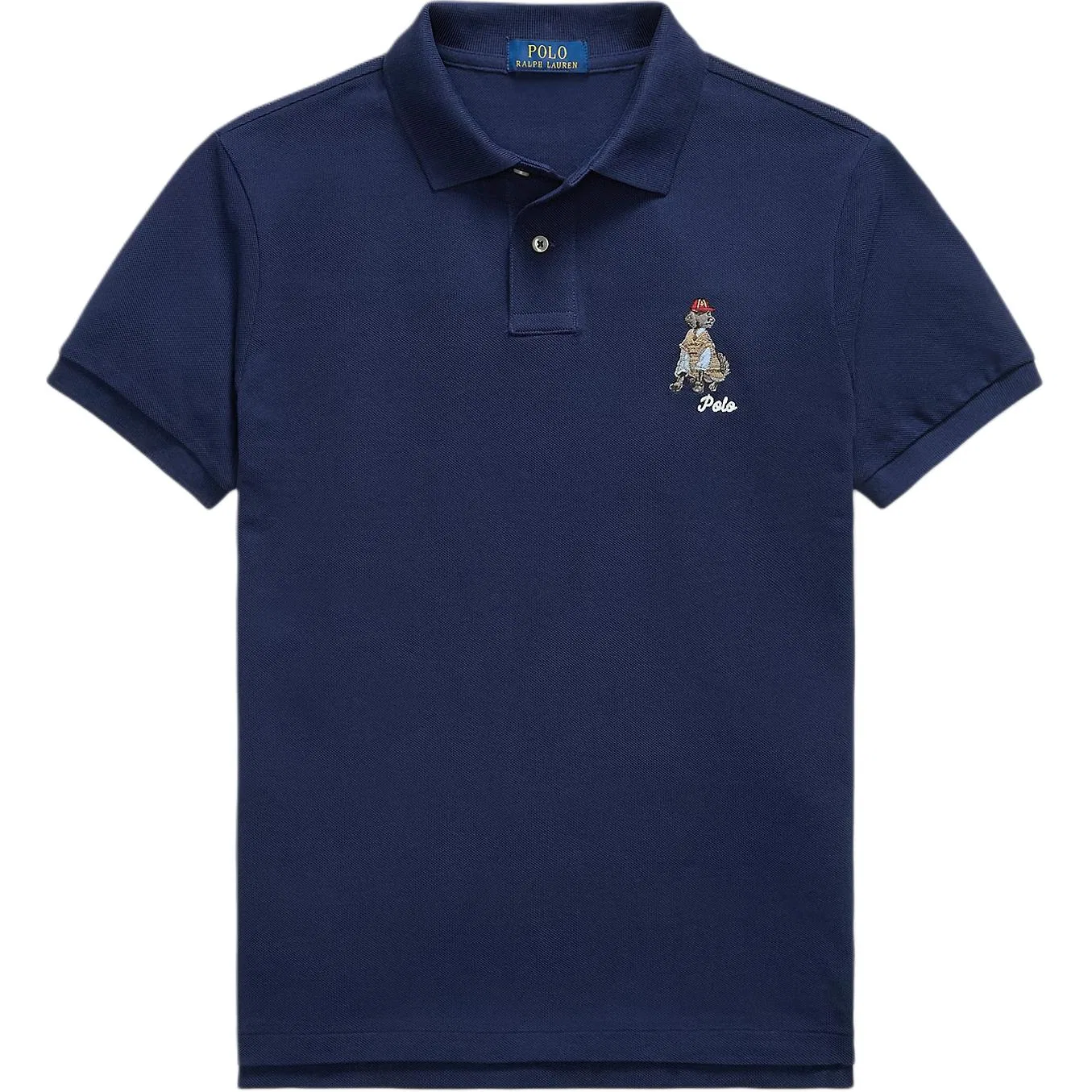 Рубашка-поло с вышивкой собаки, Polo Ralph Lauren, Dark Blue