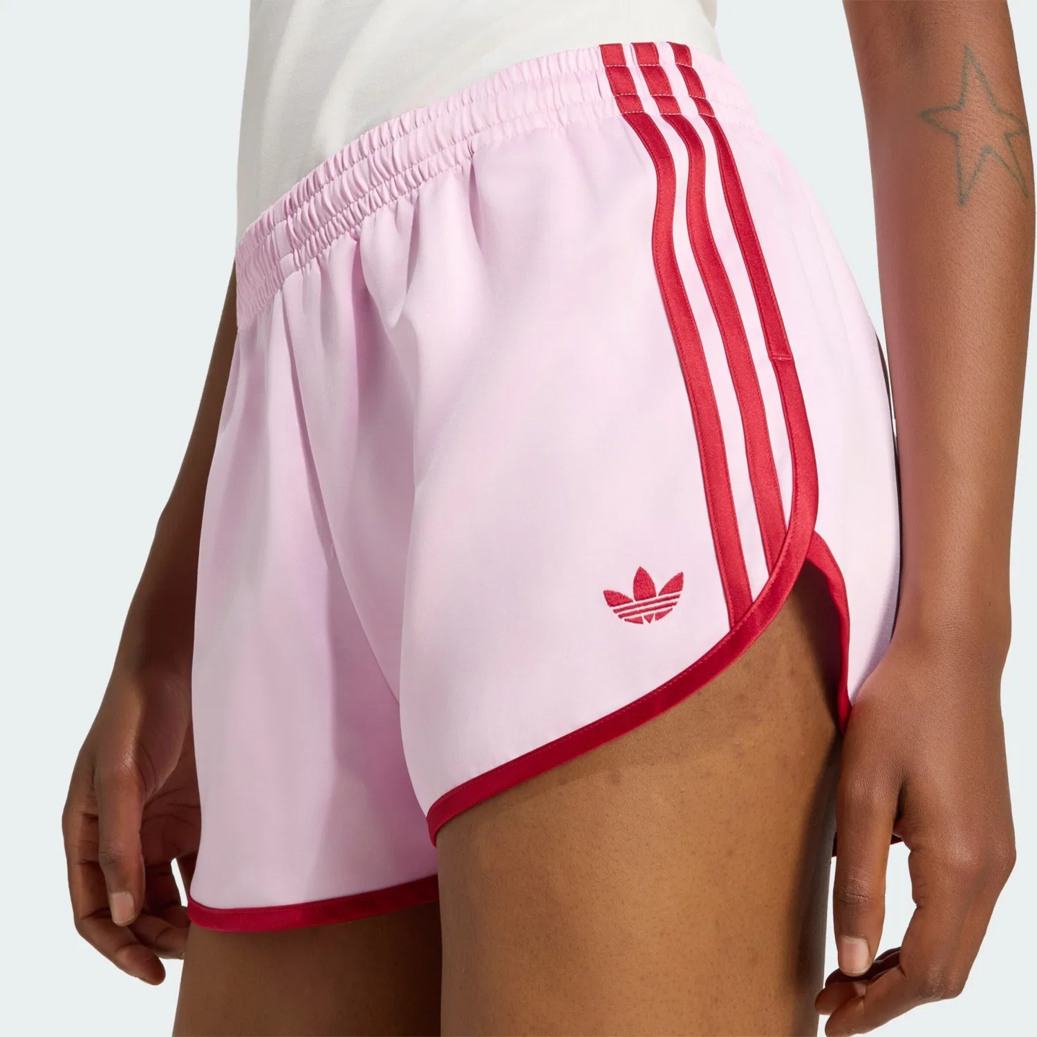 Шорты Adidas Originals Regular Pants Sprinter в розовом цвете — фото 4