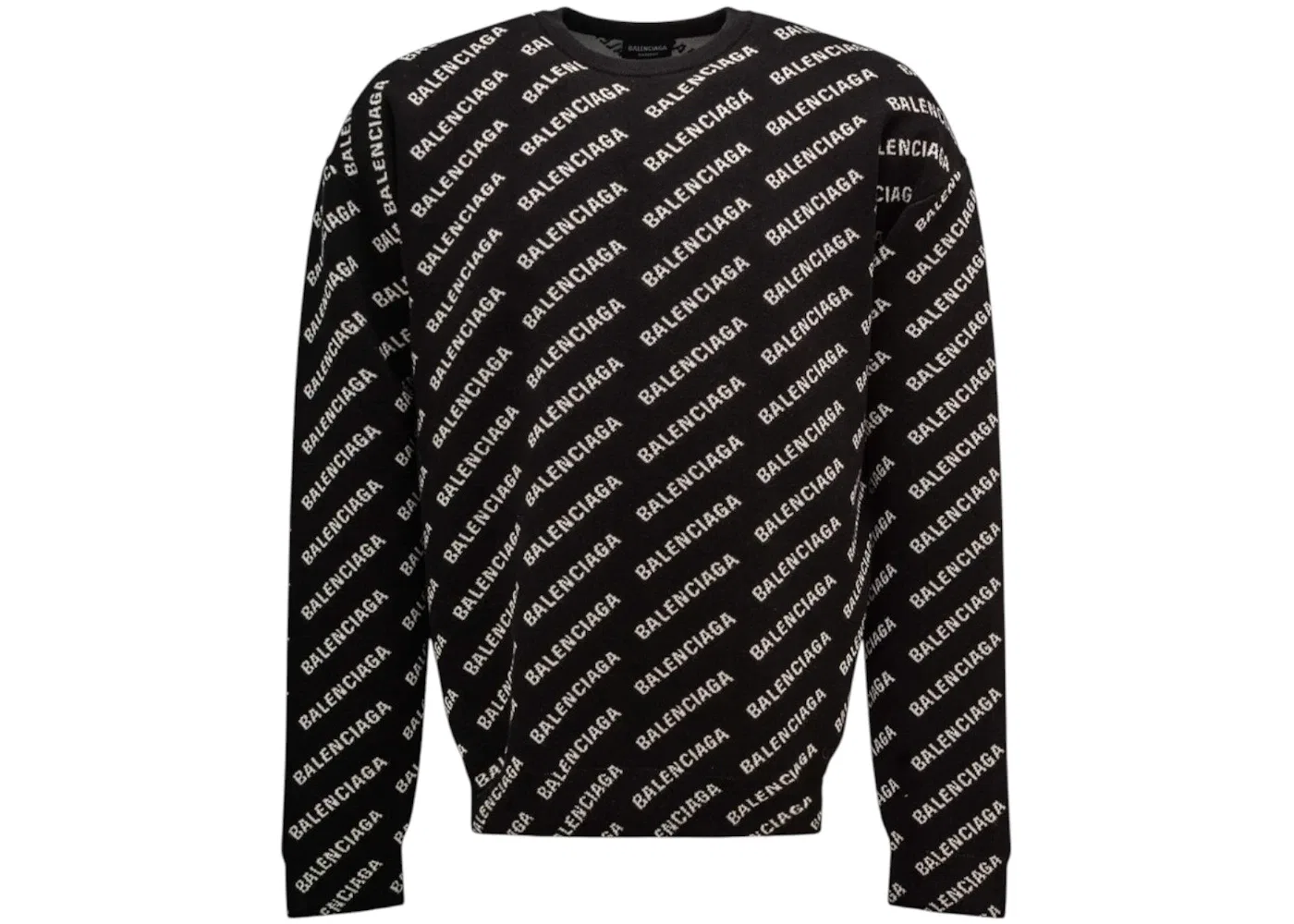 Мужской свитер с принтом Sweater Balenciaga, Black