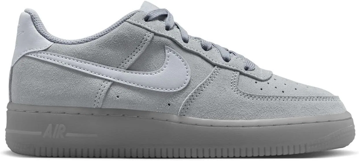 Детские кроссовки для девочек Nike Air Force 1 LV8 3 Grade School Lifestyle Shoes, Wolf Grey/Wolf Grey/Black