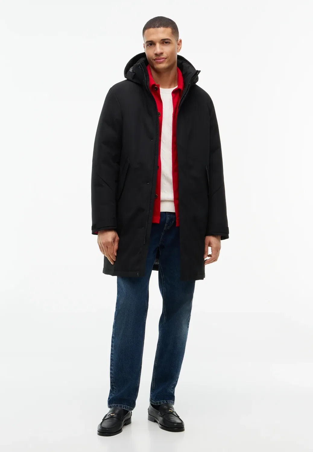 Технологичная стеганая парка с капюшоном Tommy Hilfiger, Black