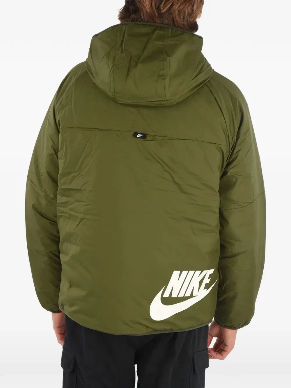 Двусторонняя куртка с капюшоном Nike, зеленый — фото 3