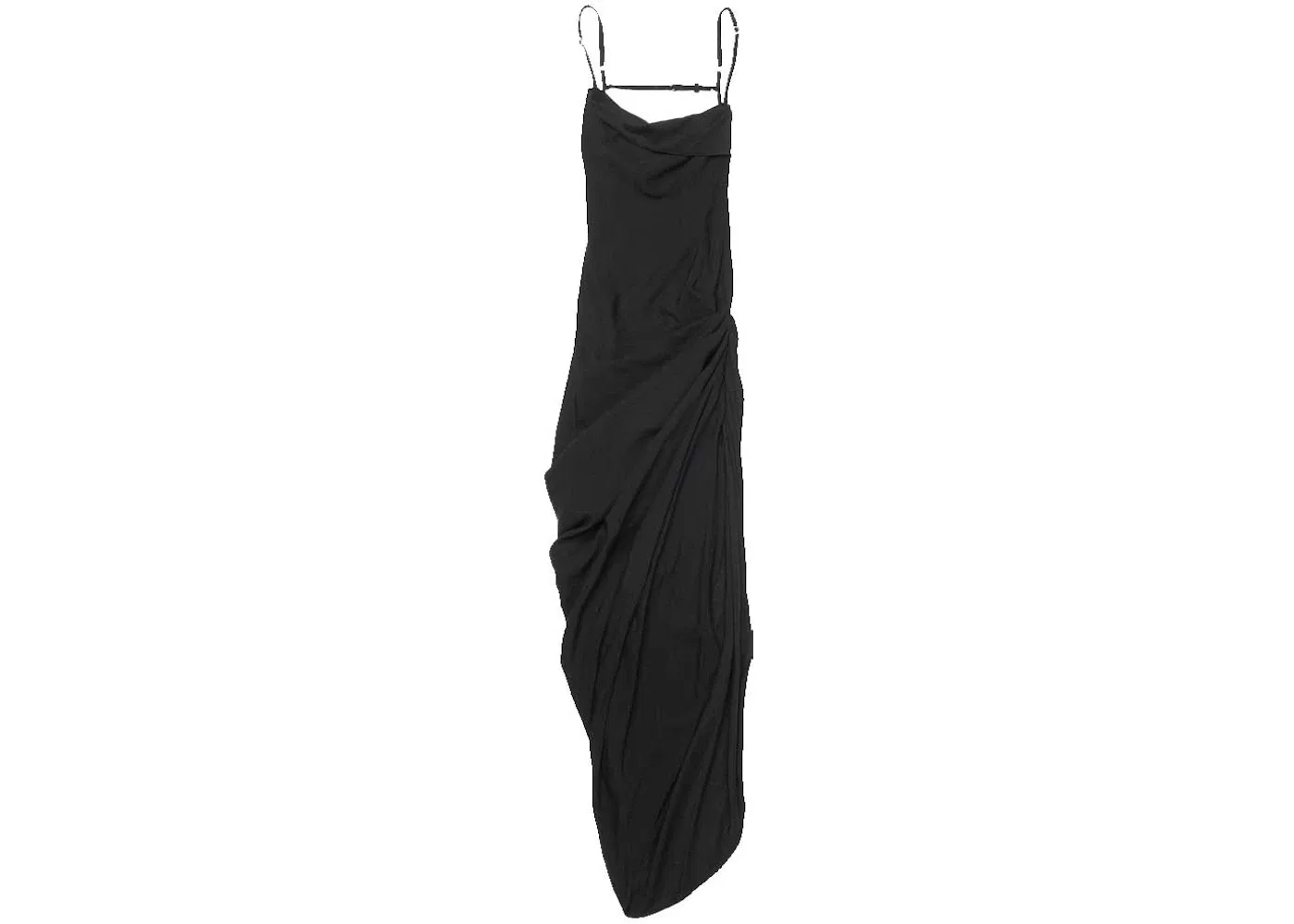Женское платье-макси с моделью La Robe Saudade Longue Jacquemus, Black