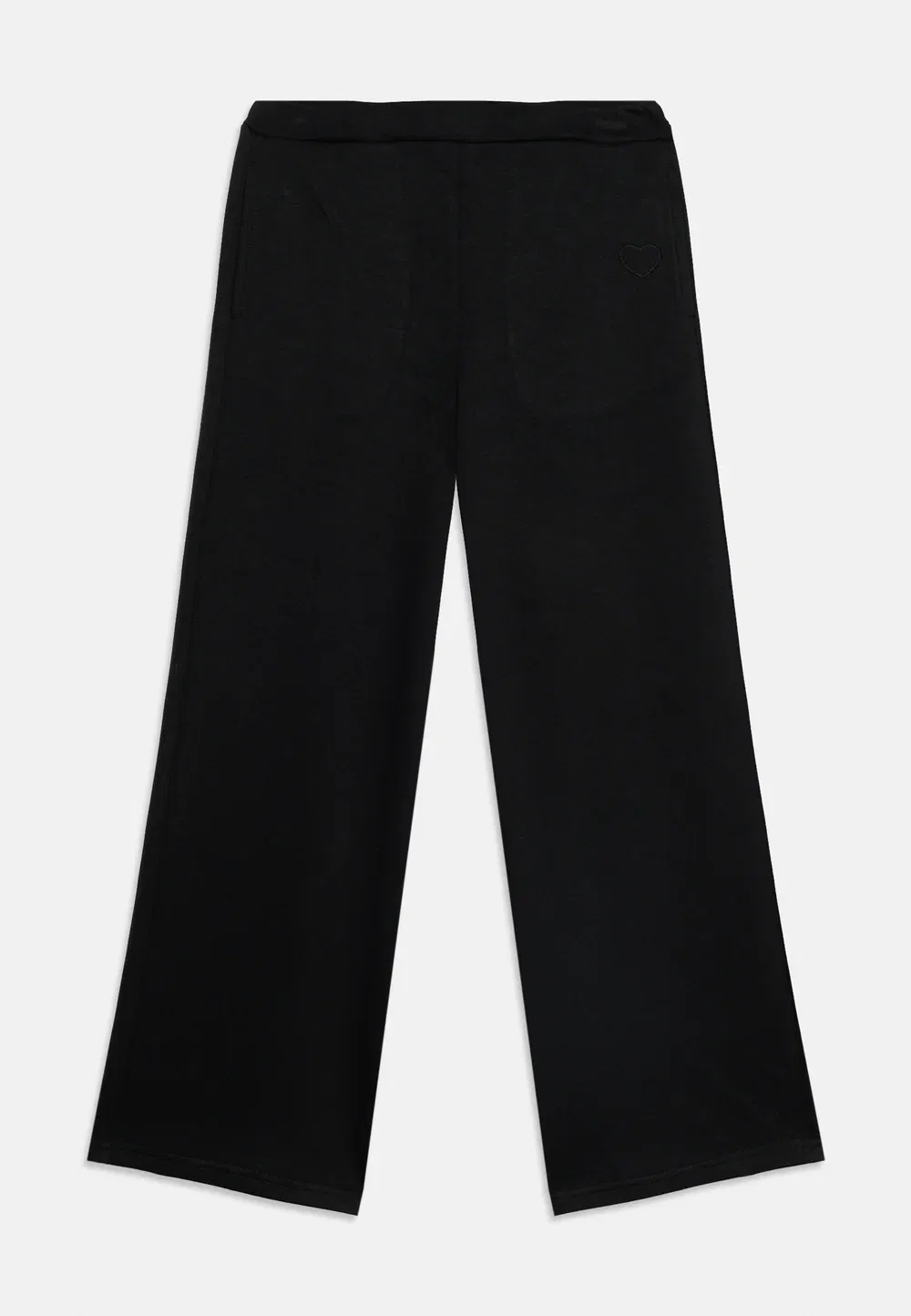 Kogada nella heart pant - trousers Only Girls, Black — фото 3
