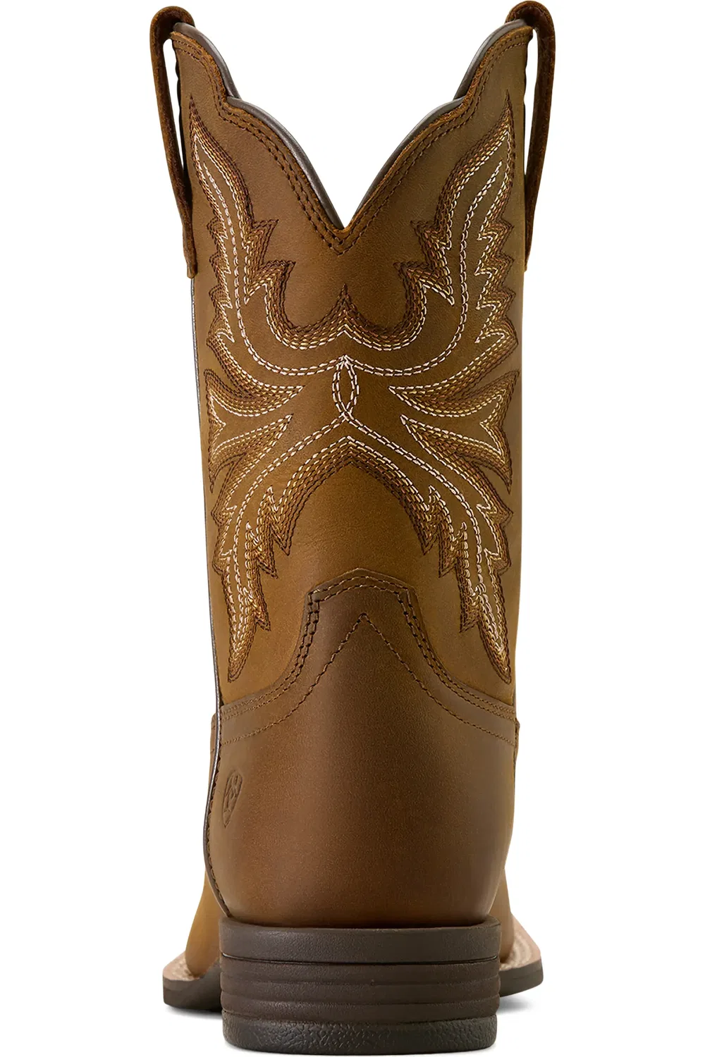Детские вестерн-ботинки с широким квадратным носком Westwood Ariat, Distressed Brown — фото 4