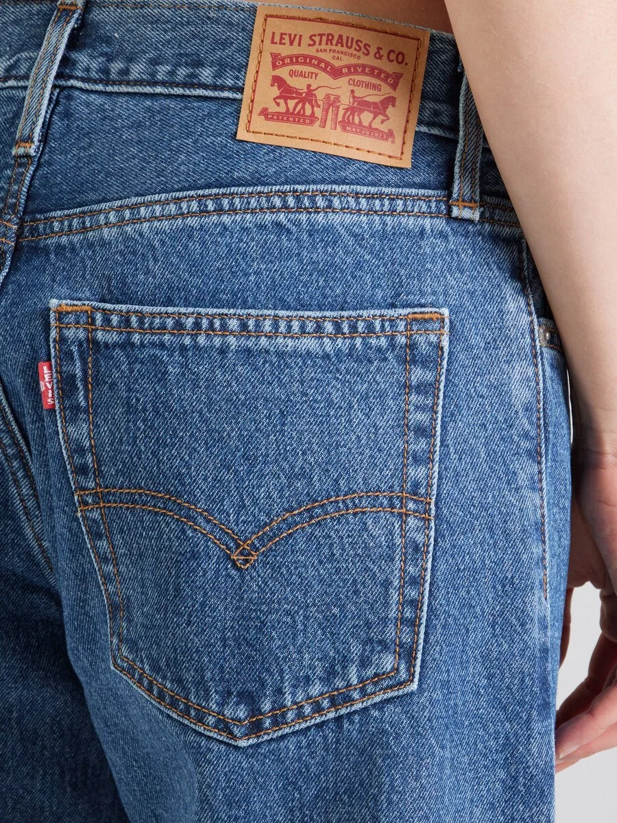 Свободные джинсы LEVI'S цвета индиго — фото 2