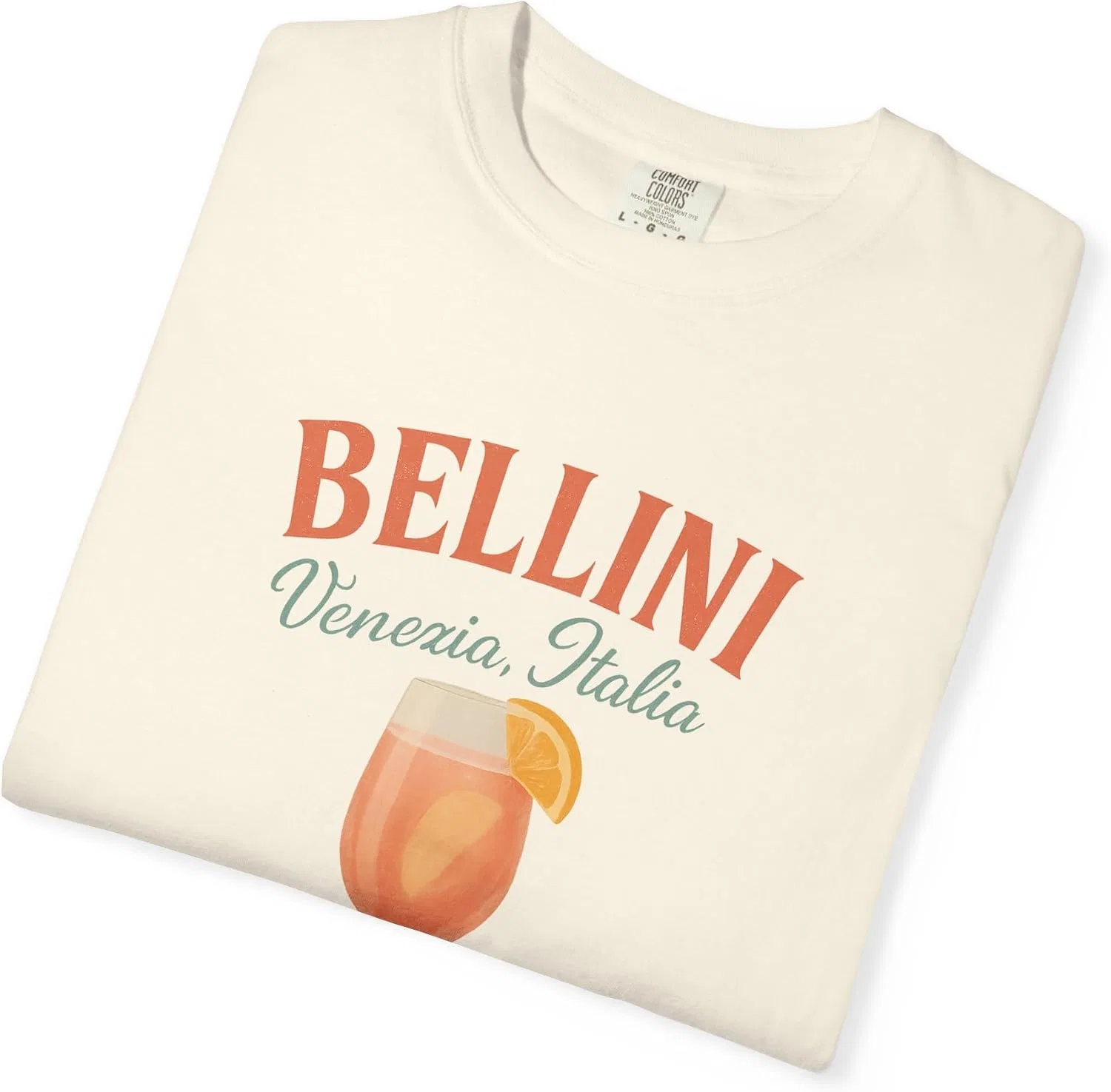 Футболка с принтом Bellini Comfort Colors 1717, Ivory — фото 4