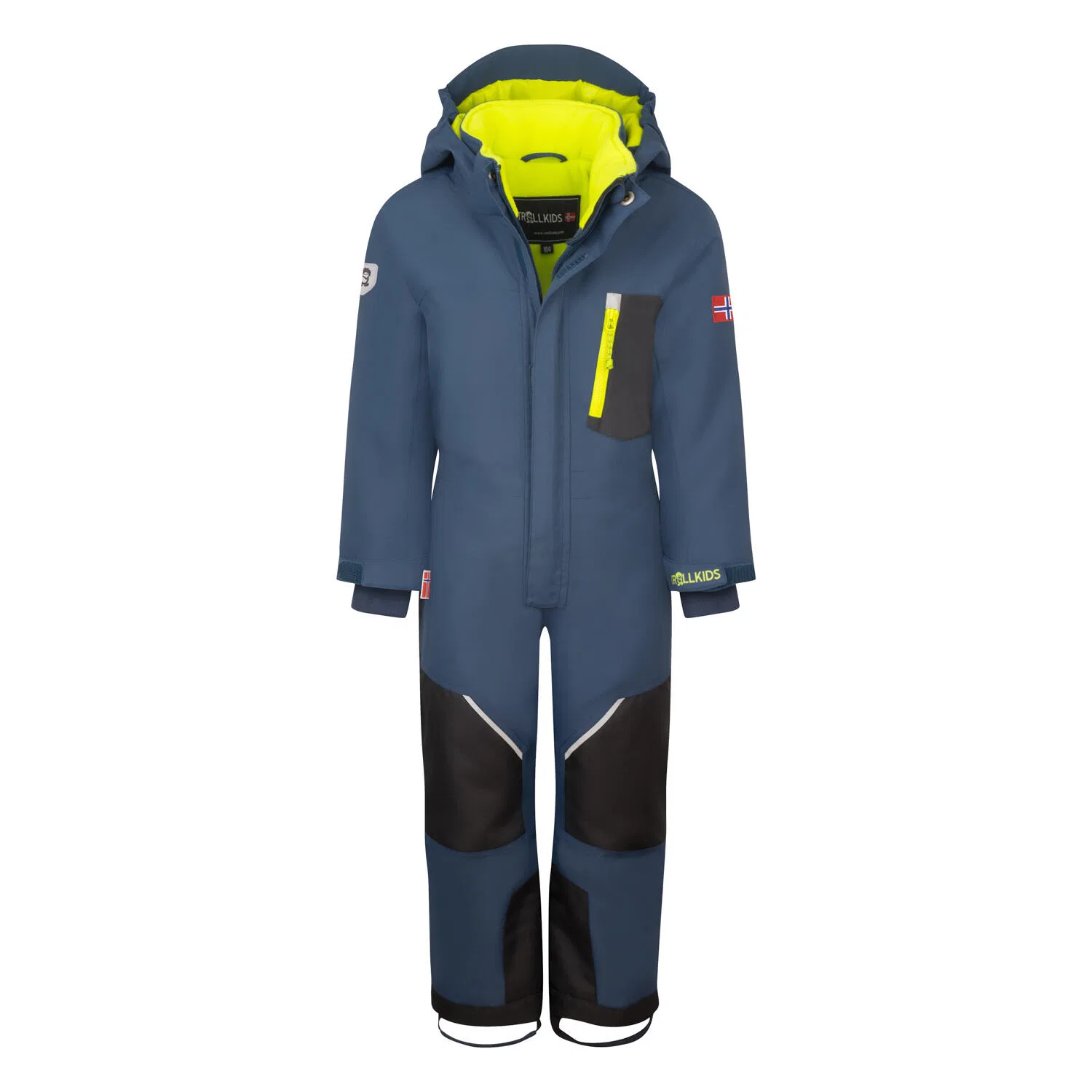 Детский водонепроницаемый комбинезон Kids Isfjord Snowsuit XT Trollkids, Темно-синий