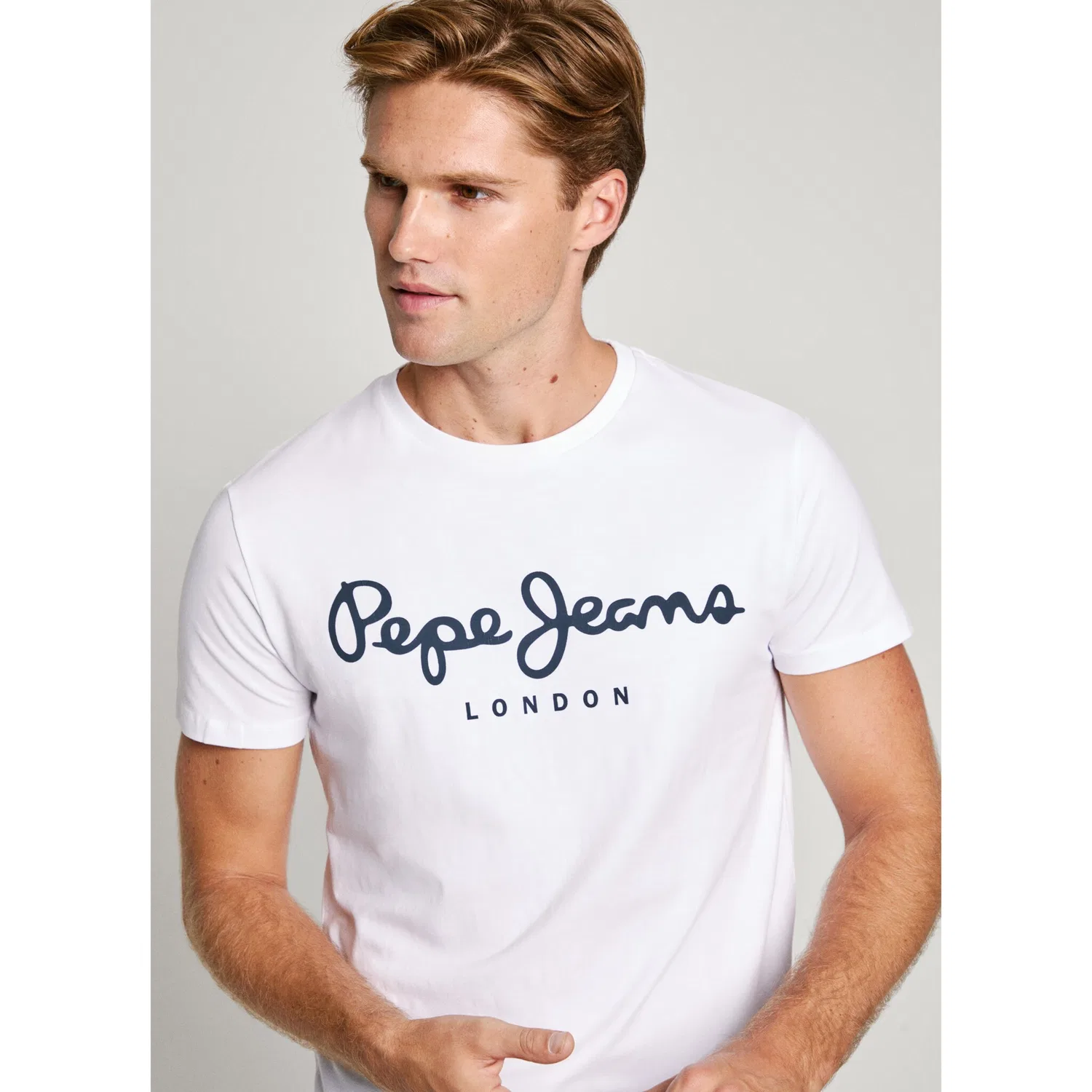Детская футболка с принтом Pepe Jeans, White — фото 3