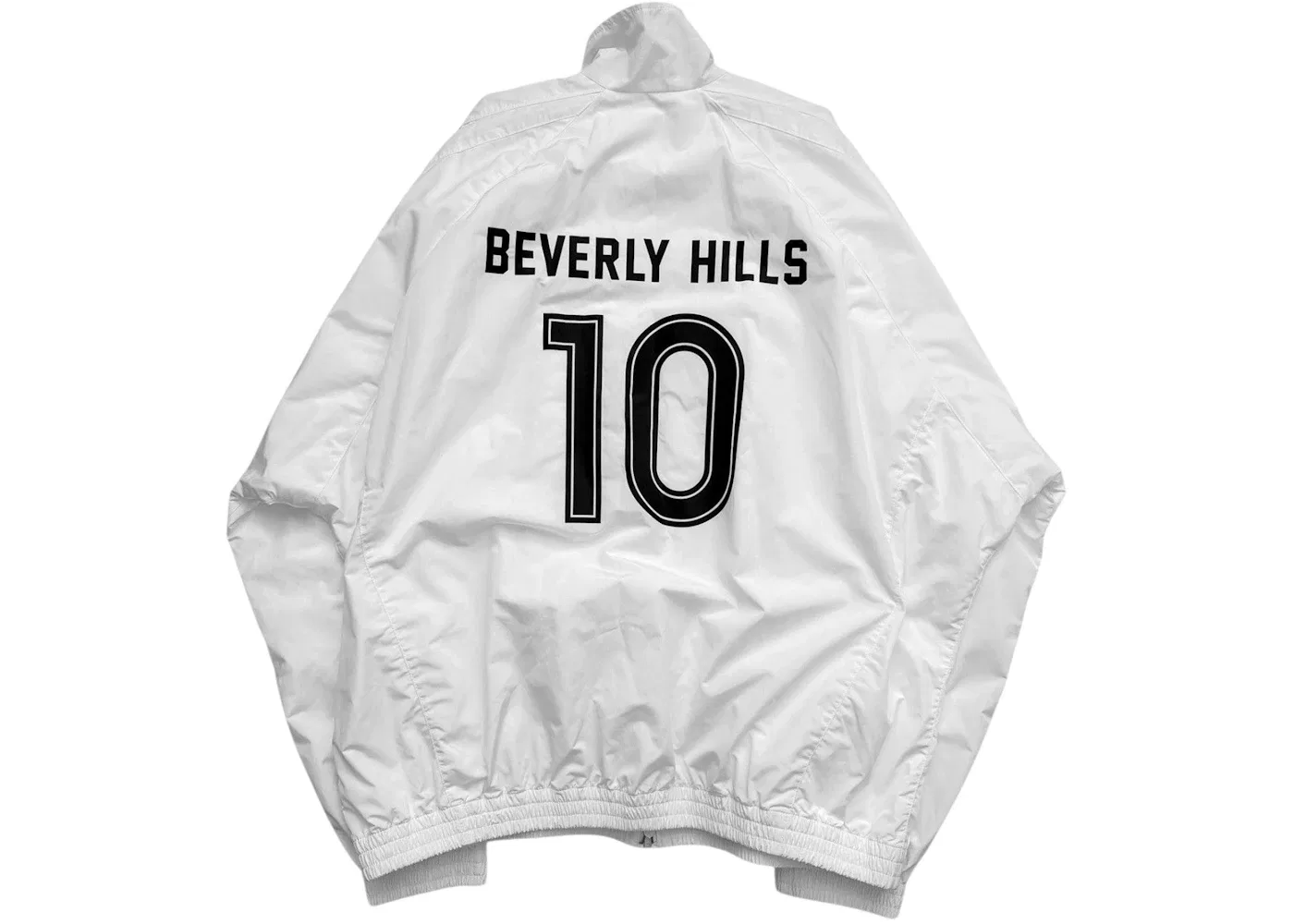 Мужская куртка техническая с принтом Soccer Balenciaga, White — фото 2