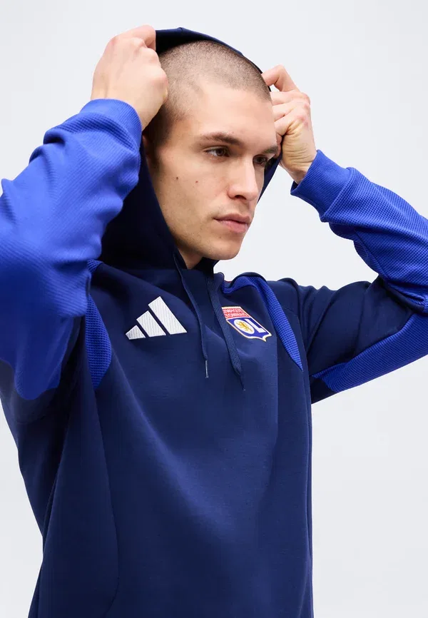 Толстовка для соревнований Olympique Lyonnais 26/27 Tiro 26 - клубная одежда Adidas Performance, темно-синий — фото 4